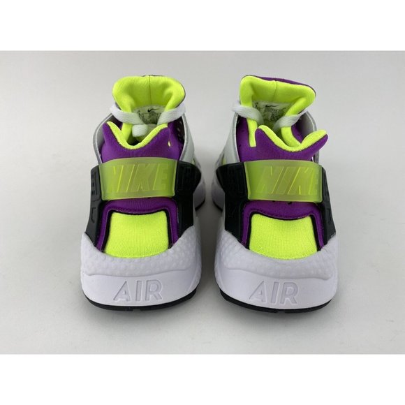 Nike Air Huarache Magenta Green White Women's Sneakers Shoes - Picture 8 of 12